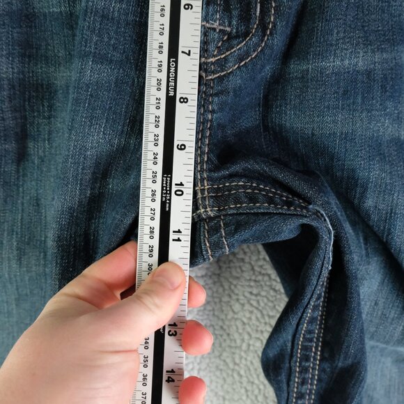 Silver Jeans Mens 32X32 Blue Hunter Loose Fit Taper Stone Wash Denim - Picture 6 of 11